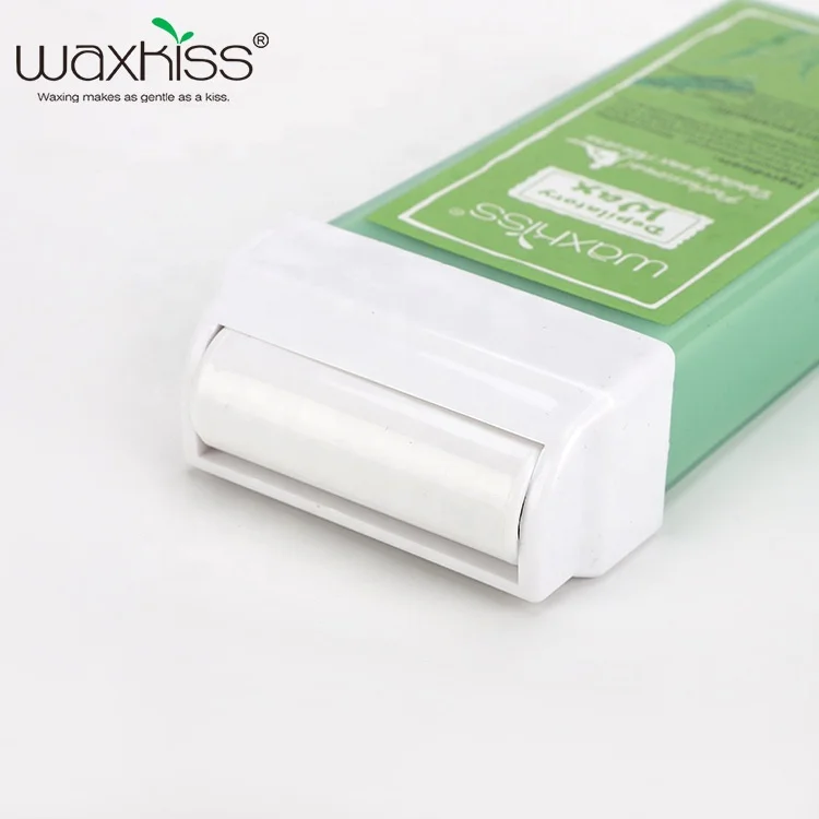 100g cartridge roll-on rose depilatory wax/natural depilatory wax/waxkiss brand cartridge wax