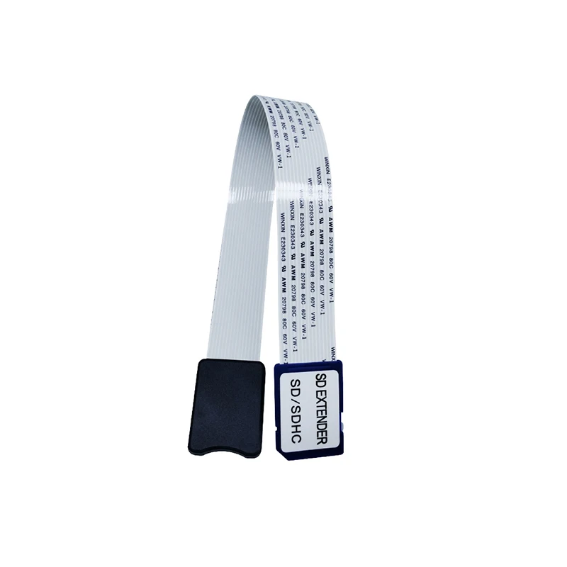 10CM White Standard HC Memory Card Kit Male To Female Extension Soft Flat FPC Adapter Card Extension Cable for Car GPS