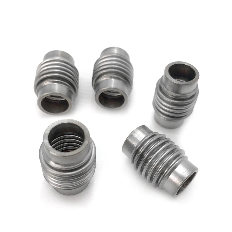 Bright Color Seamless bellows metal bellow machine brass thermostat flexible bellow used for Vacuum