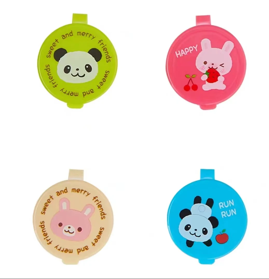 4pcs BPA Free Mini Sauce Bento Bottle Cut Animal Plastic Food Container