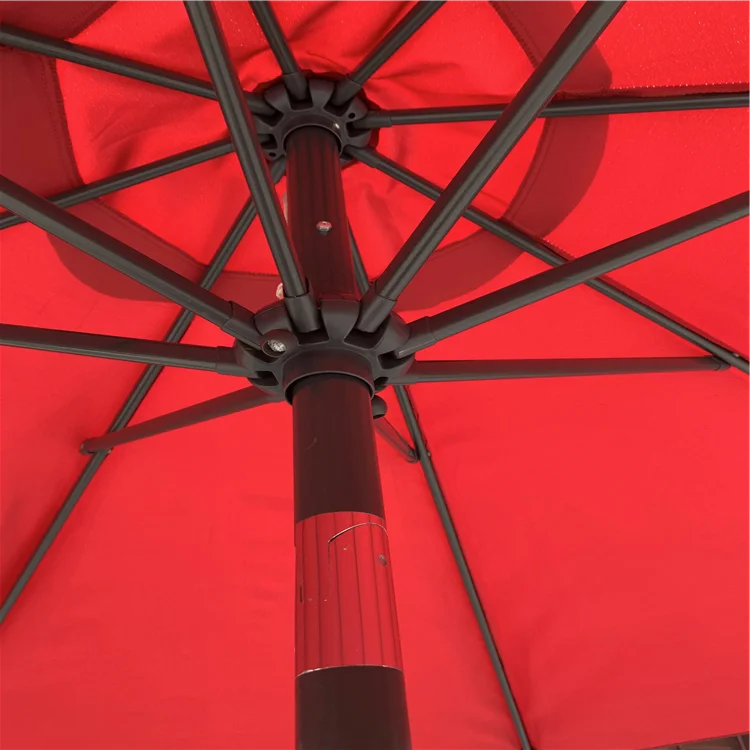 Steel Frame Structure Garden Waterproof Polyester Terrace Outdoor Umbrella Swimming Pool Beach Parasol