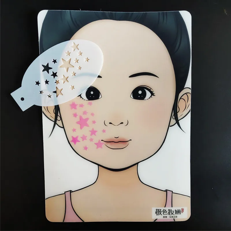 Plastic Drawing Templates Hollow Drawing Template For Halloween Makeup