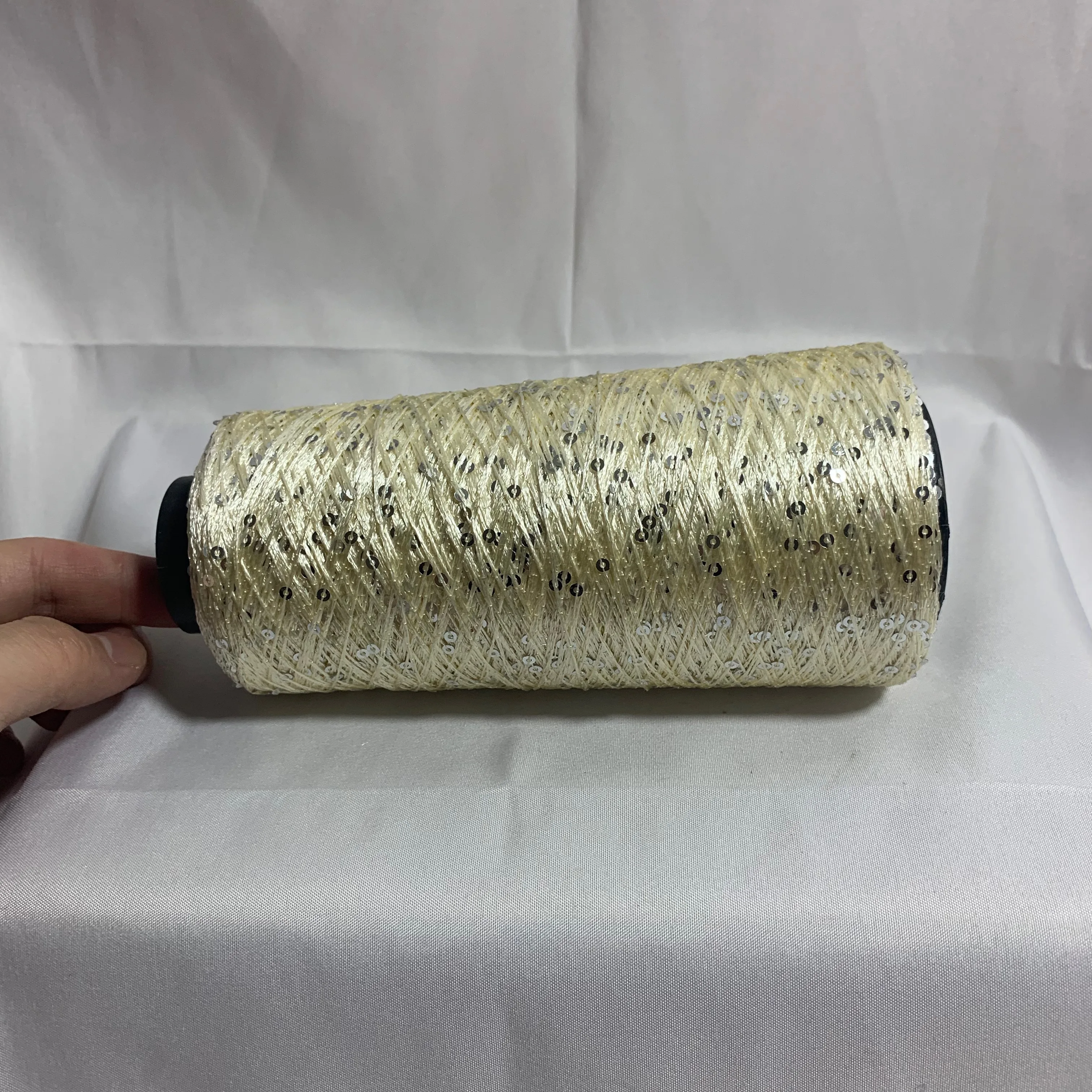 Custom-tailored Production Wholesale 7.8nm 2mm Sequin Polyester Embroidery Thread Cotton