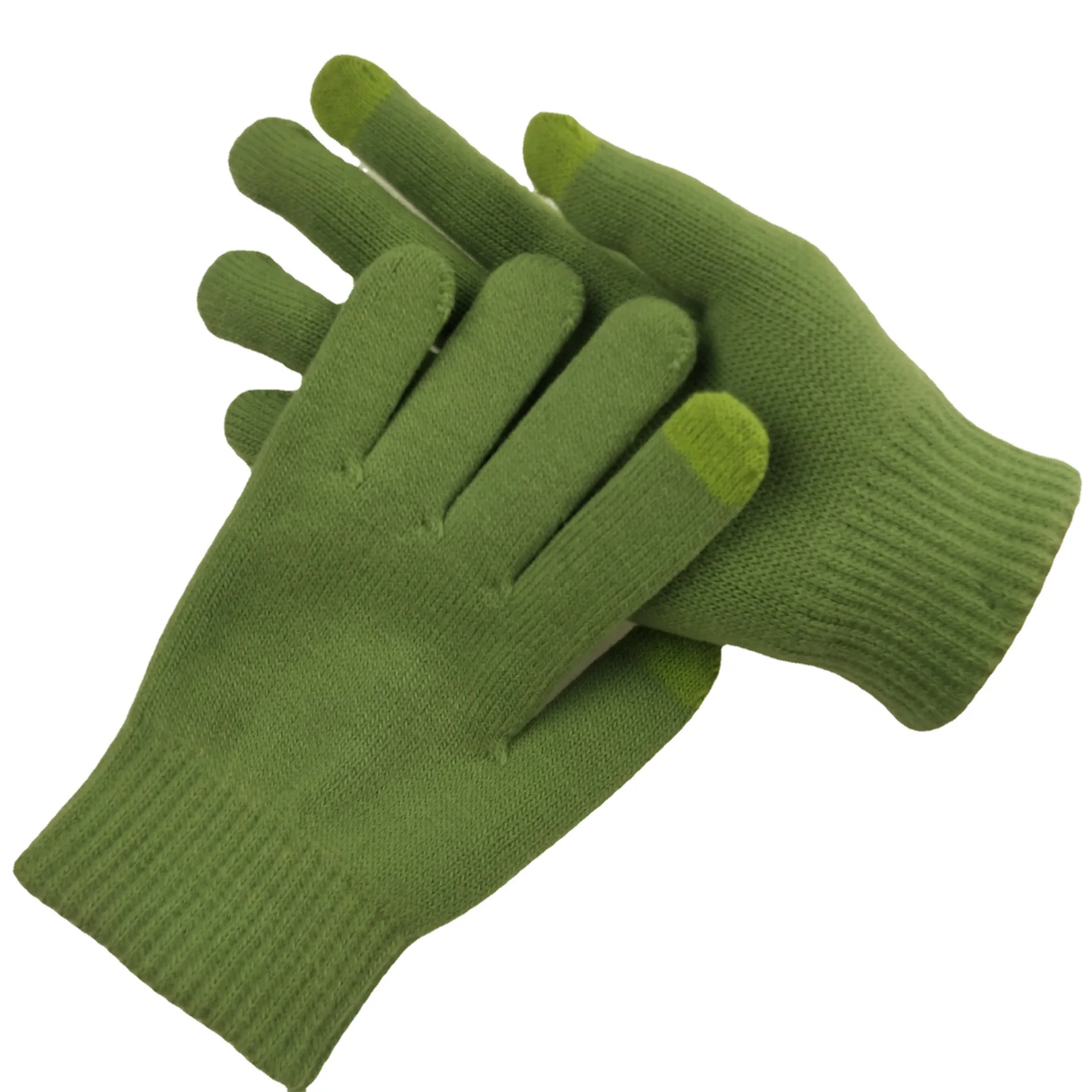 knitting  Custom logo  Acrylic Sensory Texting Touchscreen Gloves Winter Gloves Touch Screen Gloves for Smartphone