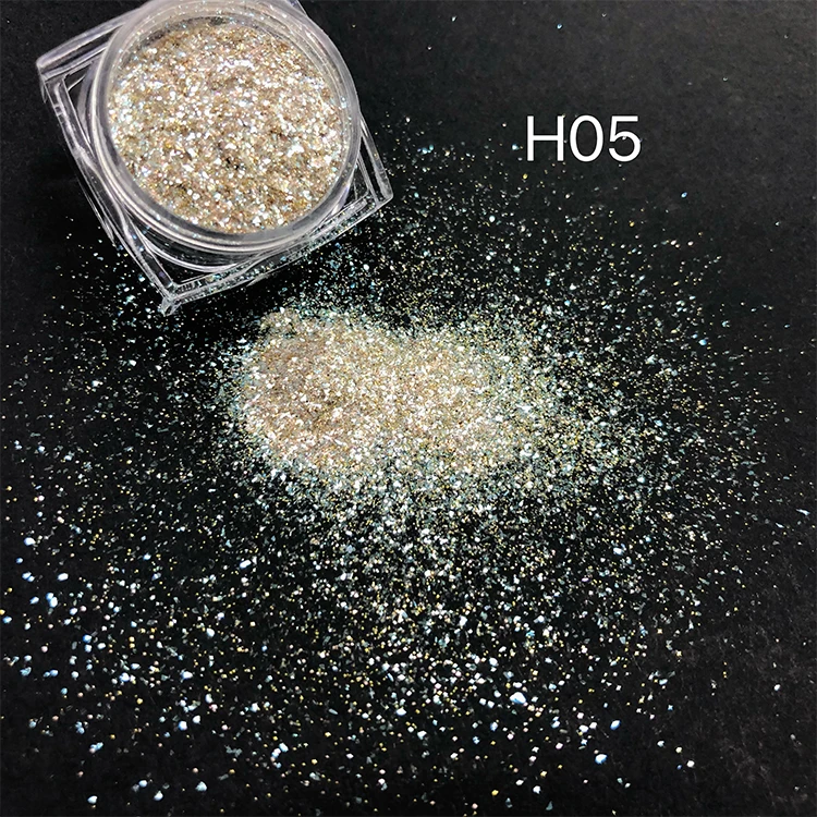 Оптовая продажа, блестки, стойкие к растворителям, золотые, серебряные, розовые, золотые блестки, стойкие к блеску, блестящие пигменты для ногтей