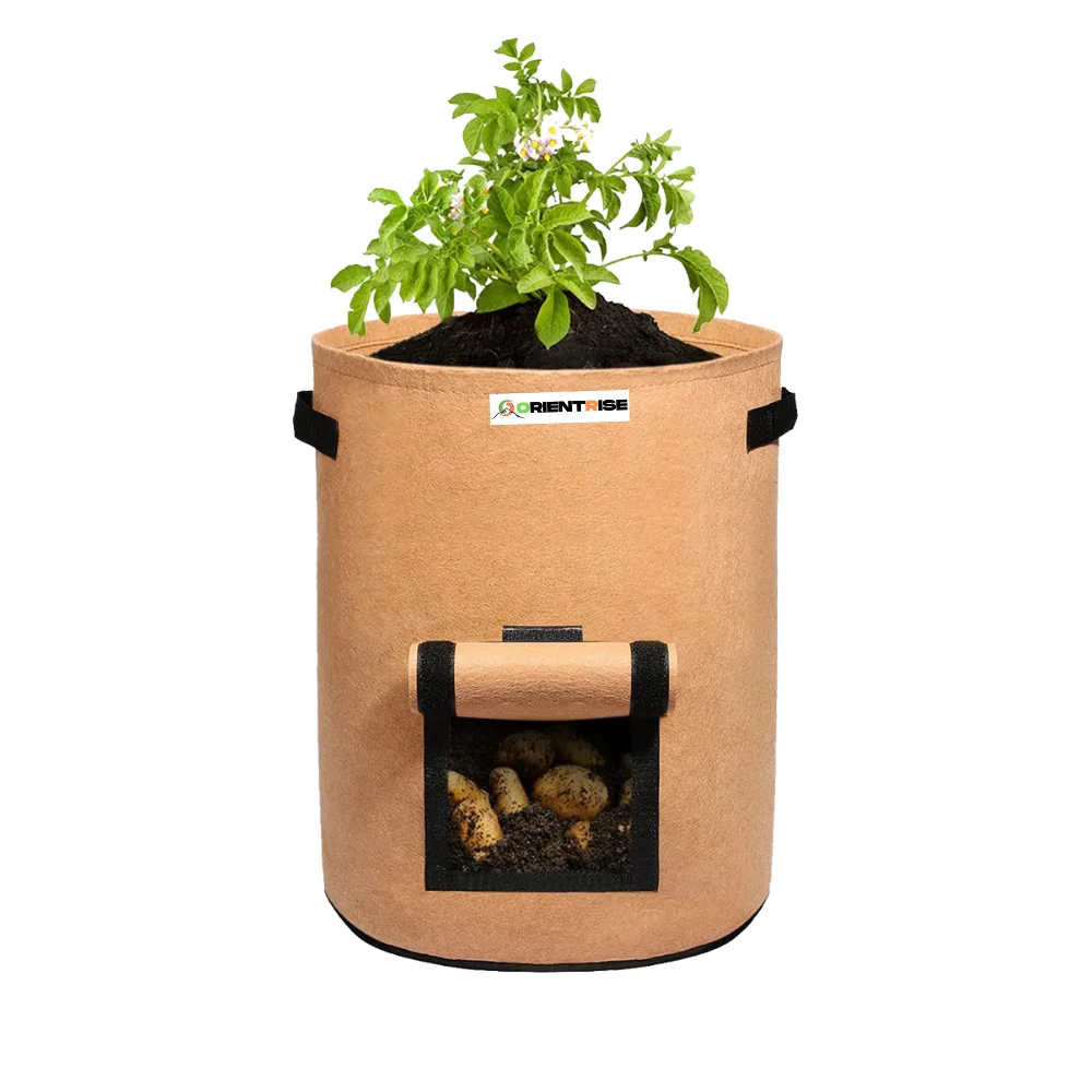 Orientrise Plant Bag Clever Fabric Pot Container Gardening for Space Efficiency Grow Bags for Plants Mushroom Grow Bags