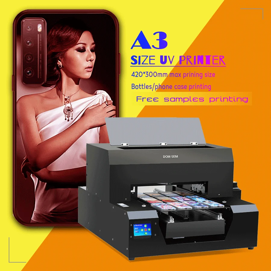 Принтер для печати на одежде UV inkjet размер A3 сухой мгновенный Быстрый прямой цифровой