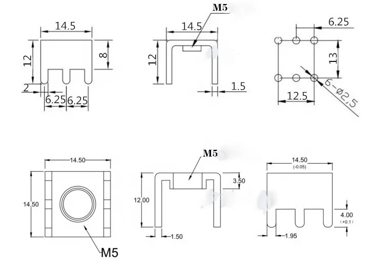 brass weld terminal for PCB board,soldering PCB terminal, M5tin plating terminal  120A