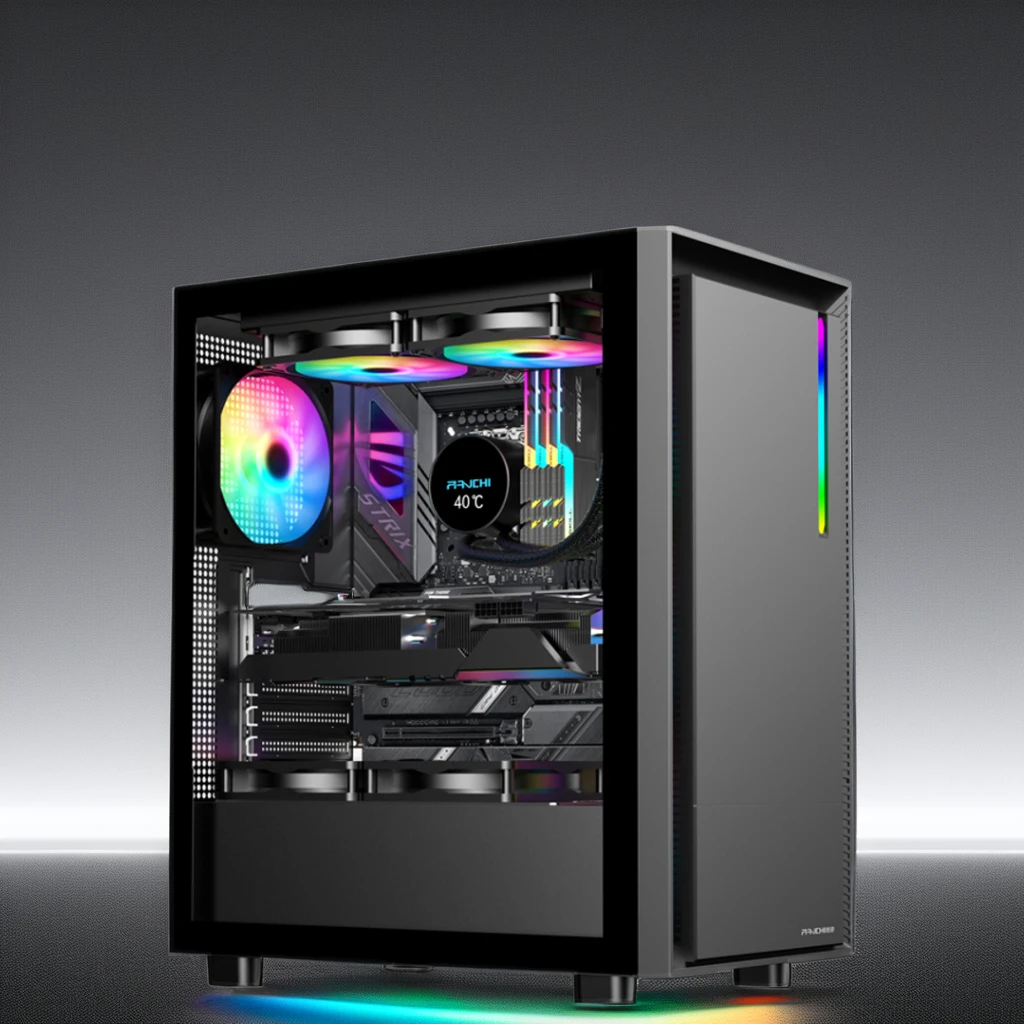 Оптовая продажа шкафы для ПК Gabinete Gamer Computador OEM чехлы компьютеров и башен настольные игровые процессорные аппаратные Чехлы компьютера