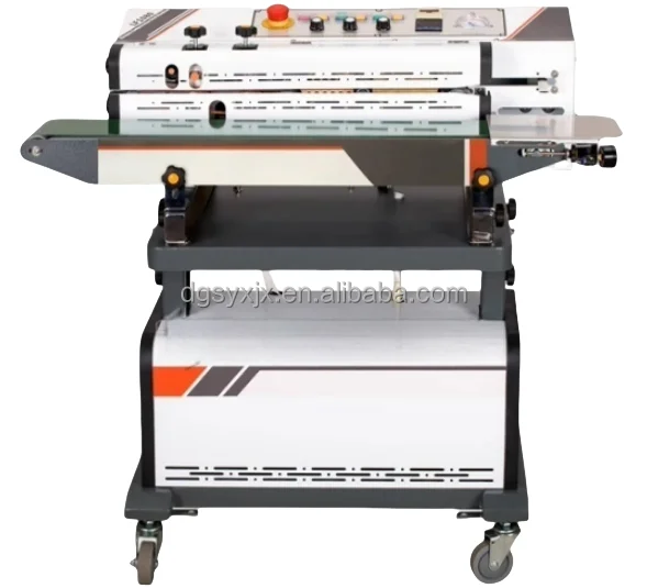 Continuous Vacuum Sealing Machine Dry Goods Pumping Gas Filling Nitrogen Food Commercial Packaging Machine