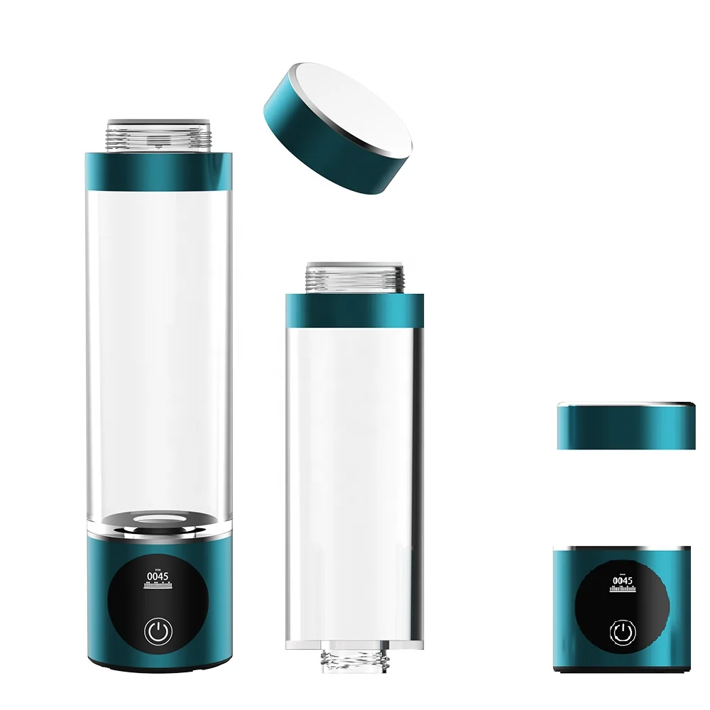 Potable Sport BPA Free Water Treatment System Alkaline Hydrogen Energy Generator Water Bottle 3000-5000ppb