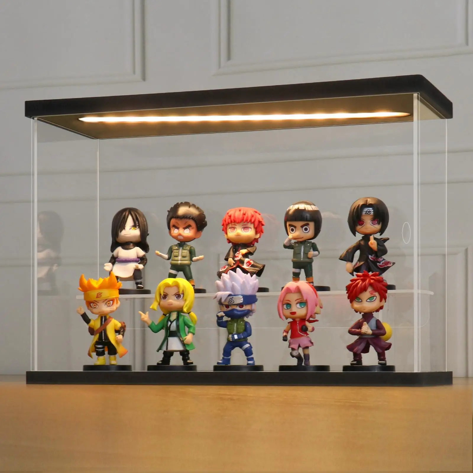Подгонянные Мультяшные Аниме фигурки Funko Pop акриловые полки прозрачная сборка Косметическая акриловая витрина