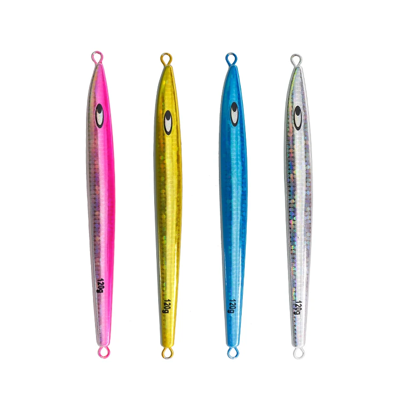 AMAZON HOT SELLING Fast Falling Vertical Jigging Fishing Lures 120g 150g slow pitch jigs salt water fishing lure