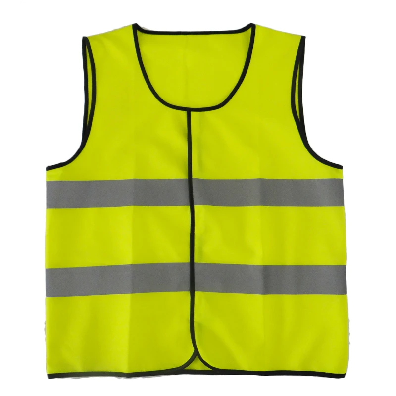 Public personal safety hi vis reflector lead vest production