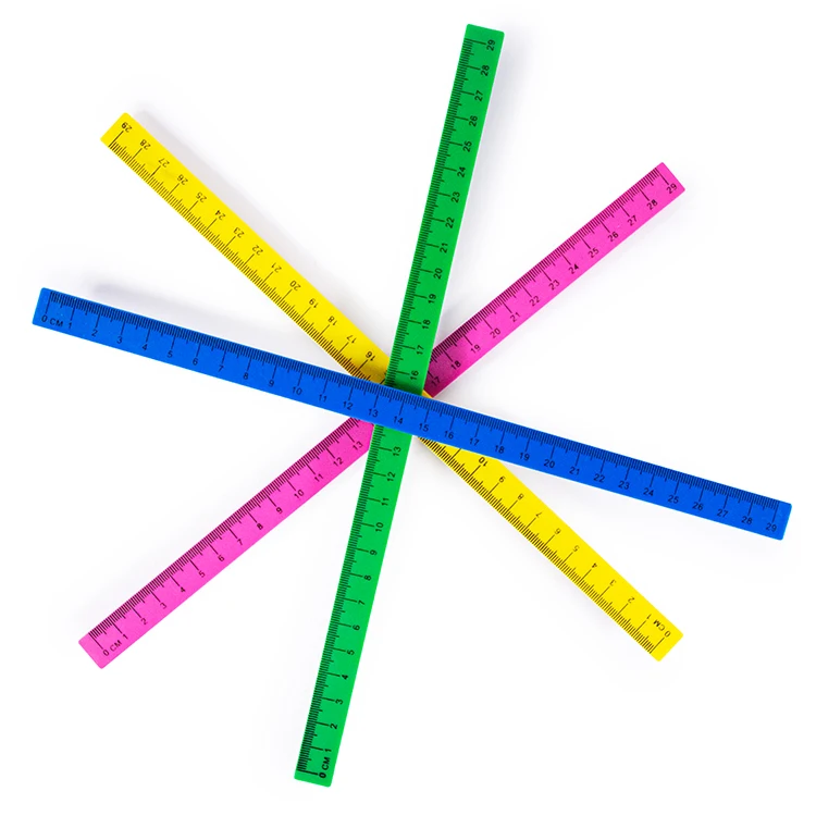 Школьная Магнитная линейка, магнитная пластиковая полоса для белой доски