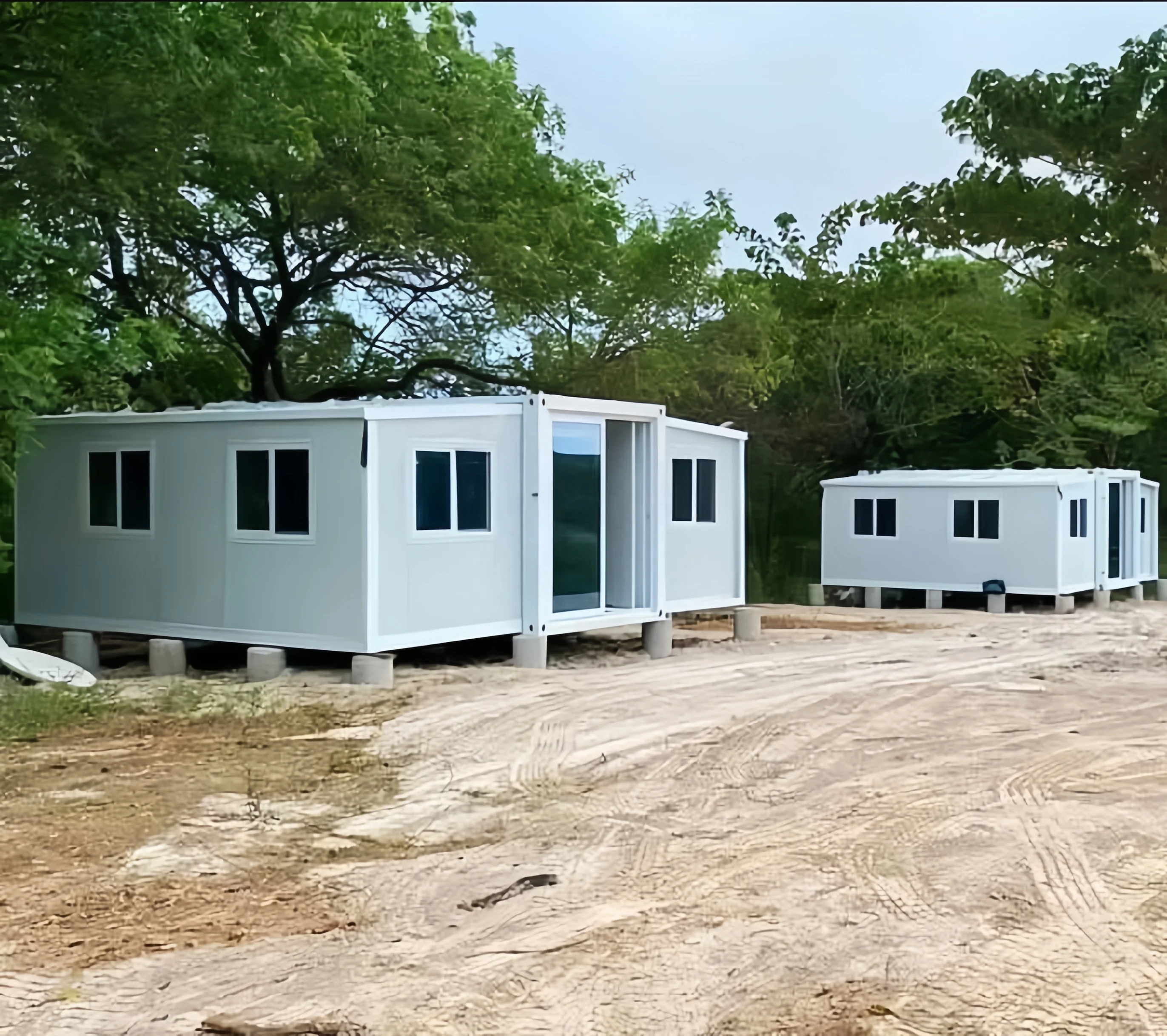 Scalable Container Houses, Prefabricated Houses With Ce Certificates Sell Well In Australia Caravan Offroad 2 bedrooms 3bedrooms
