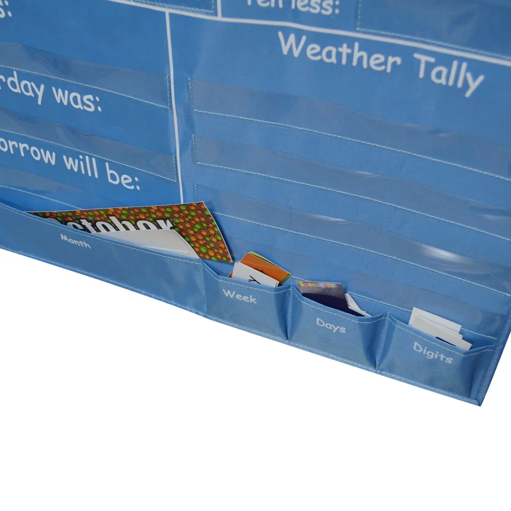 Monthly calendar pocket math calender pocket chart shapes school pocket chart for class learning