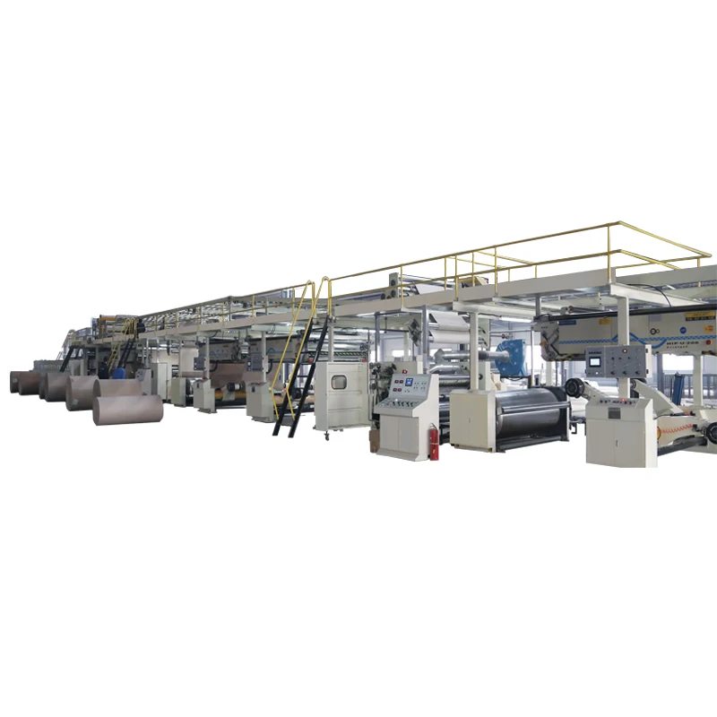 High speed Automatic double wall 3 5 7 layer corrugated cardboard paperboard production line