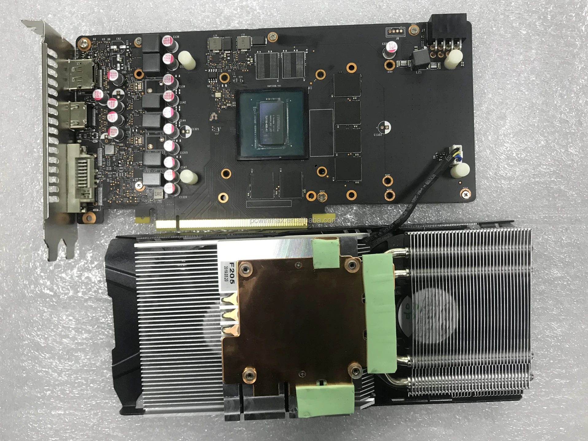 PCWINMAX Geforce GTX1660 6G графическая карта для игрового процессора