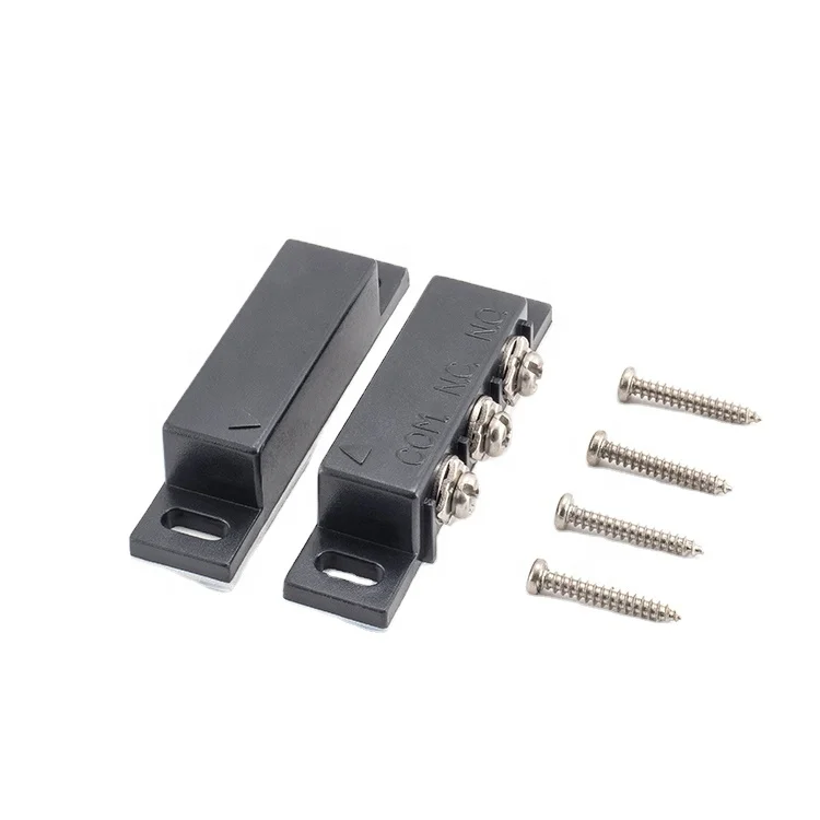 Normally Closed And Open Wire Magnetic Proximity Reed Switch Sensor With 3 Concealed Terminals