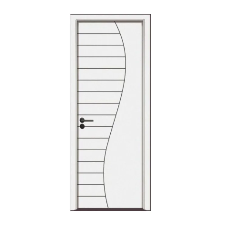 China Bedroom Entrance Simple Design Doors Wooden Modern For House Wpc Pvc Solid Wood Door