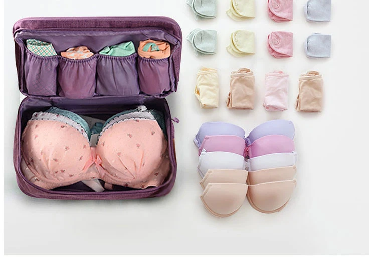 Bra Underwear Drawer Storage Organizers Travel Dividers Box Bag Socks Briefs Cloth Case Clothing Wardrobe Accessories Supplies