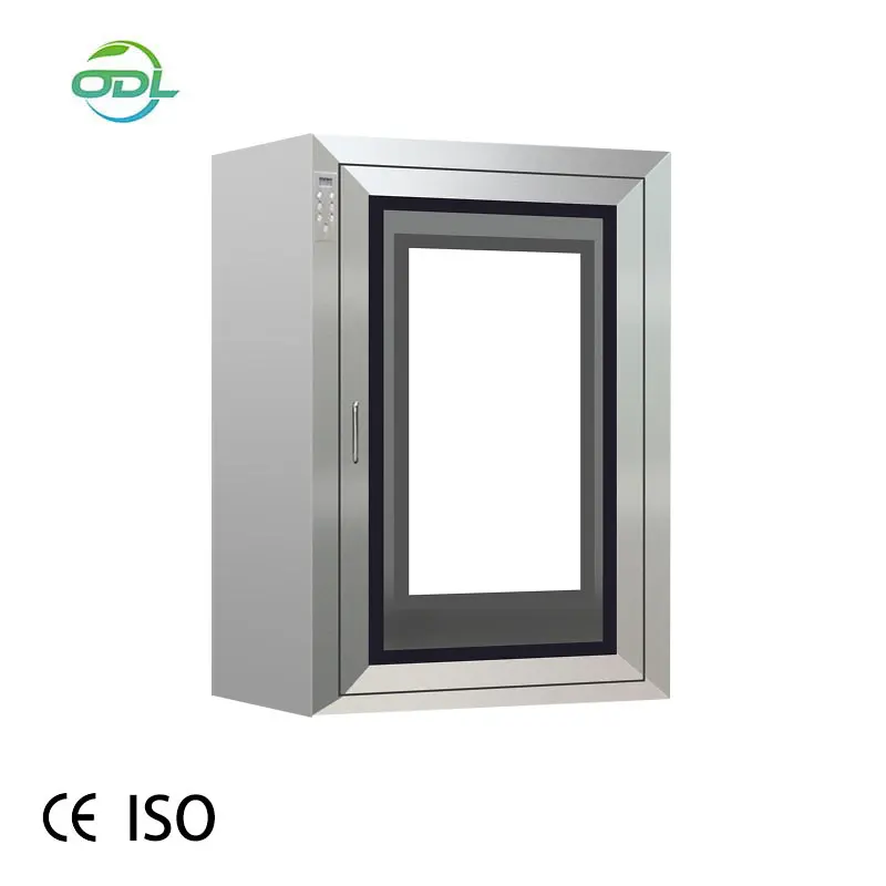 Best Price Clean Room Equipment Mechanical Electrical Interlock Autoclave Pass Box with UV Light air shower clean room