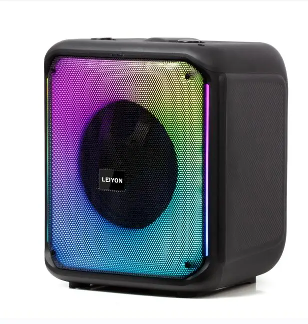 Factory New Design Wireless Microphone Mold Power Audio 8 inch Party Bluetooth portable speaker