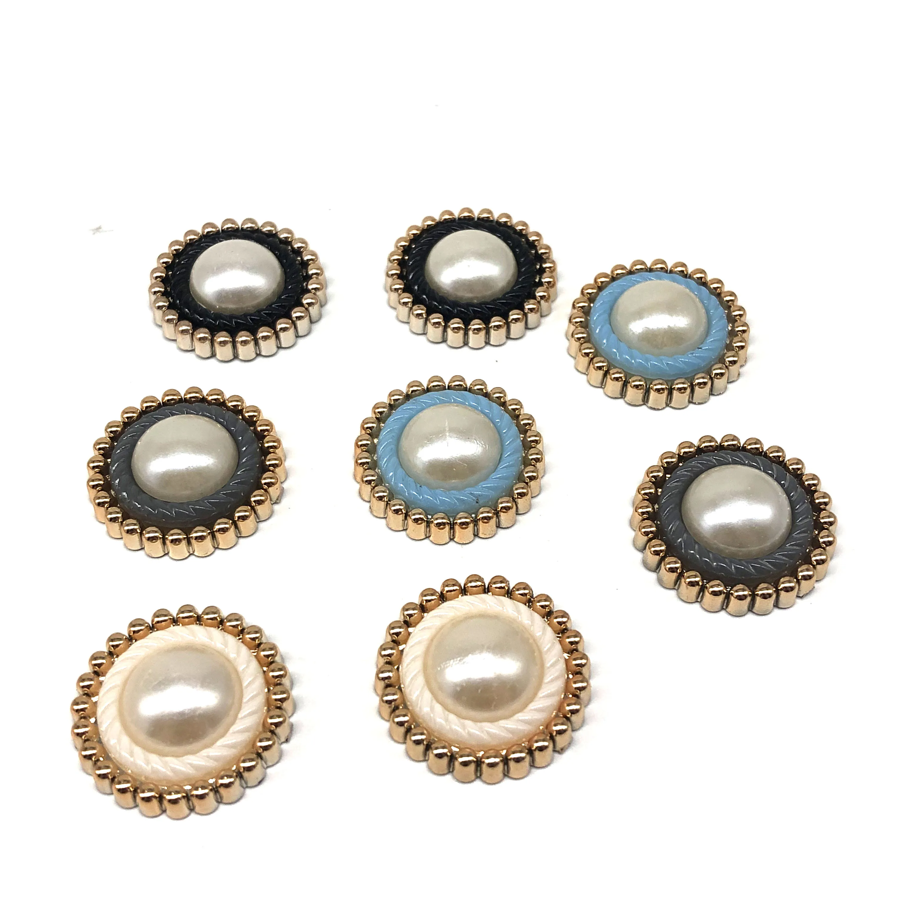 20mm half round pearl plastic rivet accessories decoration