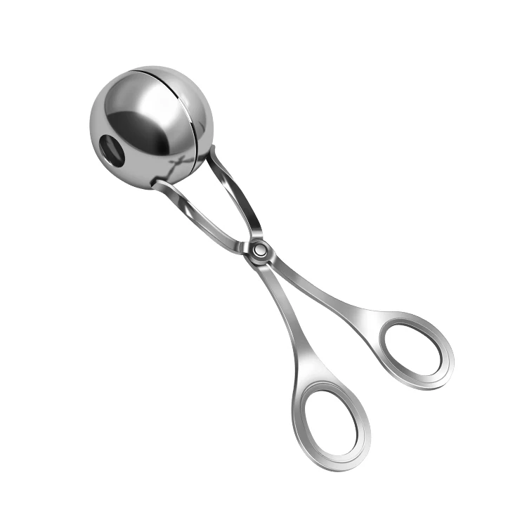 Stainless Steel Fish Ball Melon Baller Ice Cream Scoop Meat Baller Meatball Clip MeatBall Maker