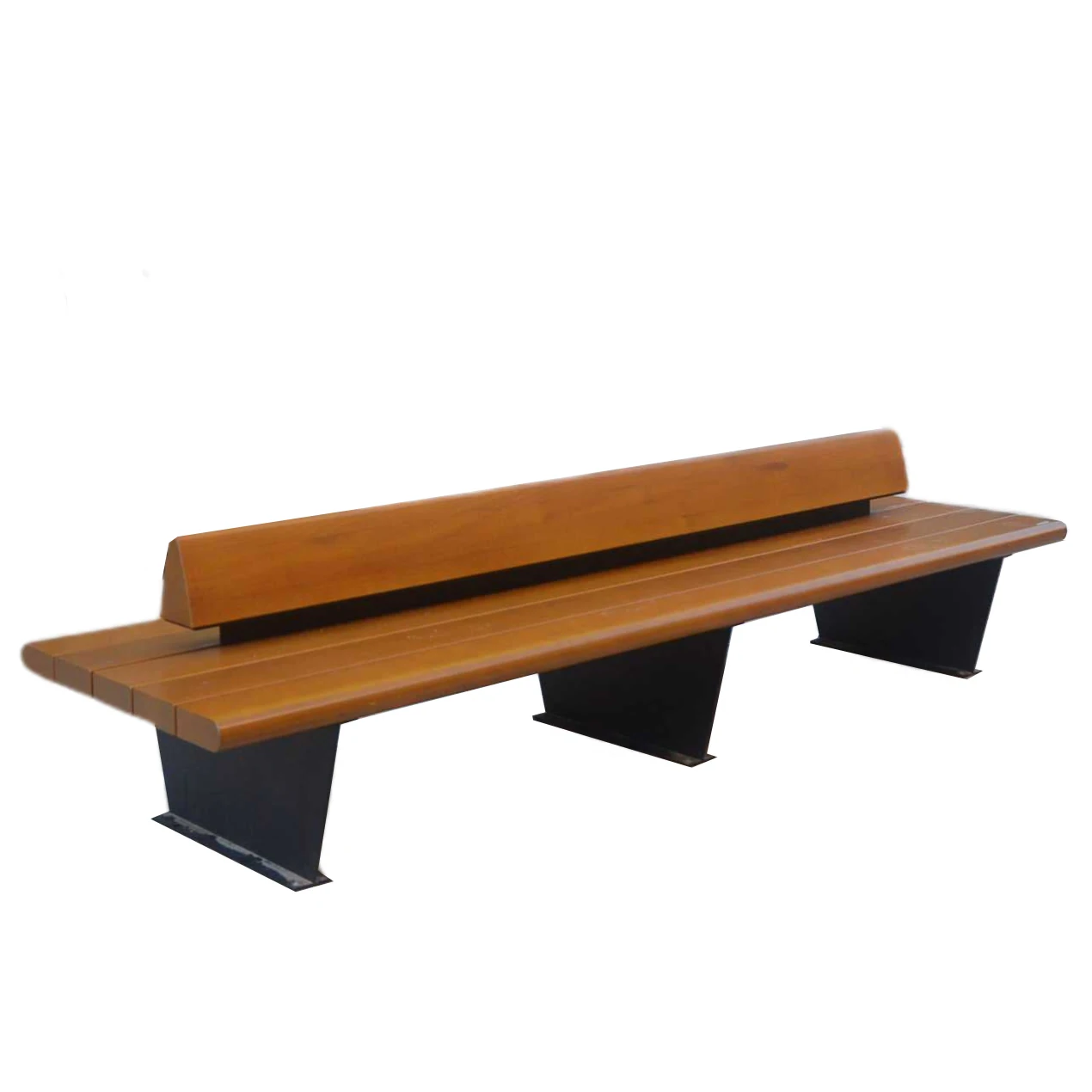 Park benches heavy duty seat large garden furniture outdoor wood bench for public street