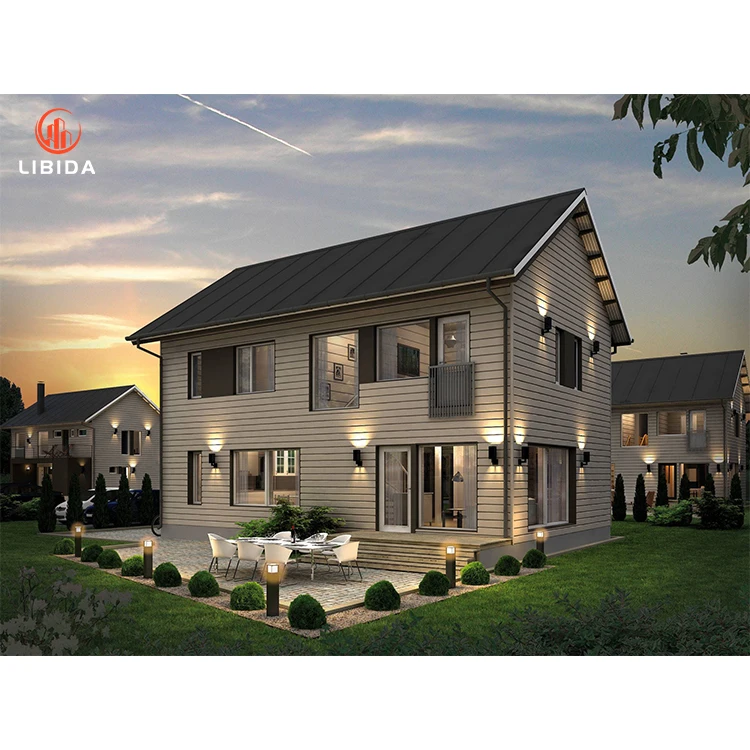 LIBIDA Cheap China Steel Frame Prefab Container House/ Modular Container Homes Prefab Houses