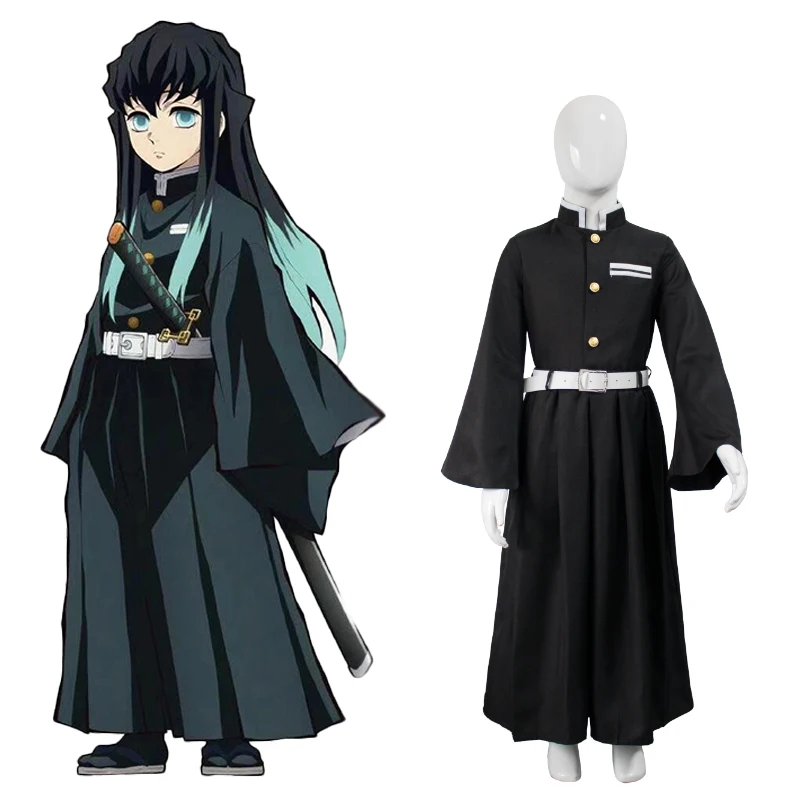 
wholesale Anime & Manga & Game Zenitsu yellow hair paler brown version of the standard Demon Slayer uniform coser cosplay 
