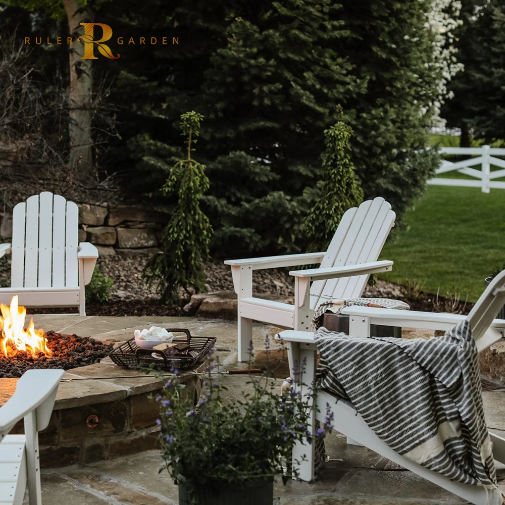 High Quality Waterproof Patio Garden Chair Plastic Adirondack Chairs Folding Furniture