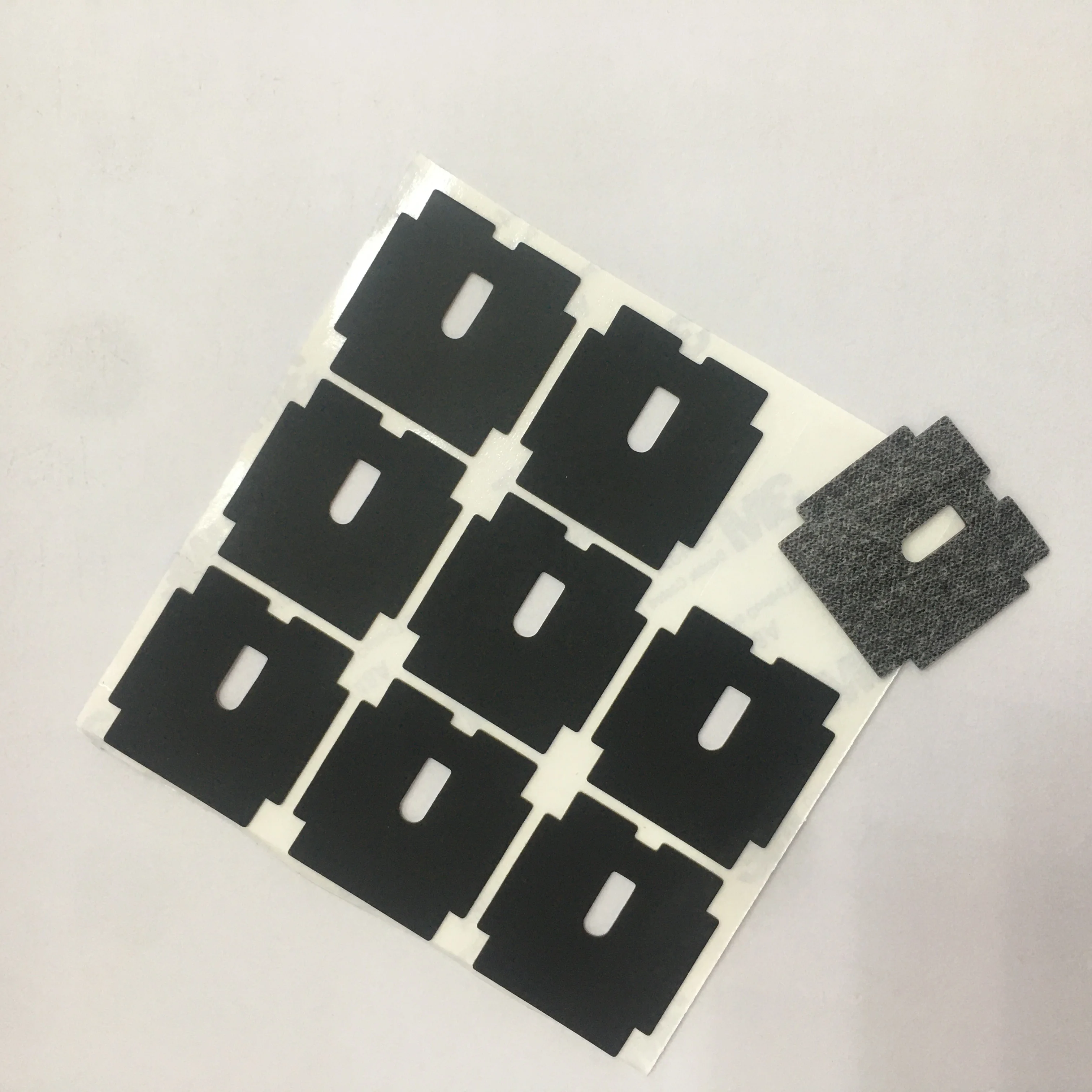 customized shape silicone 3m self adhesive feet pad die cutting rubber  pad