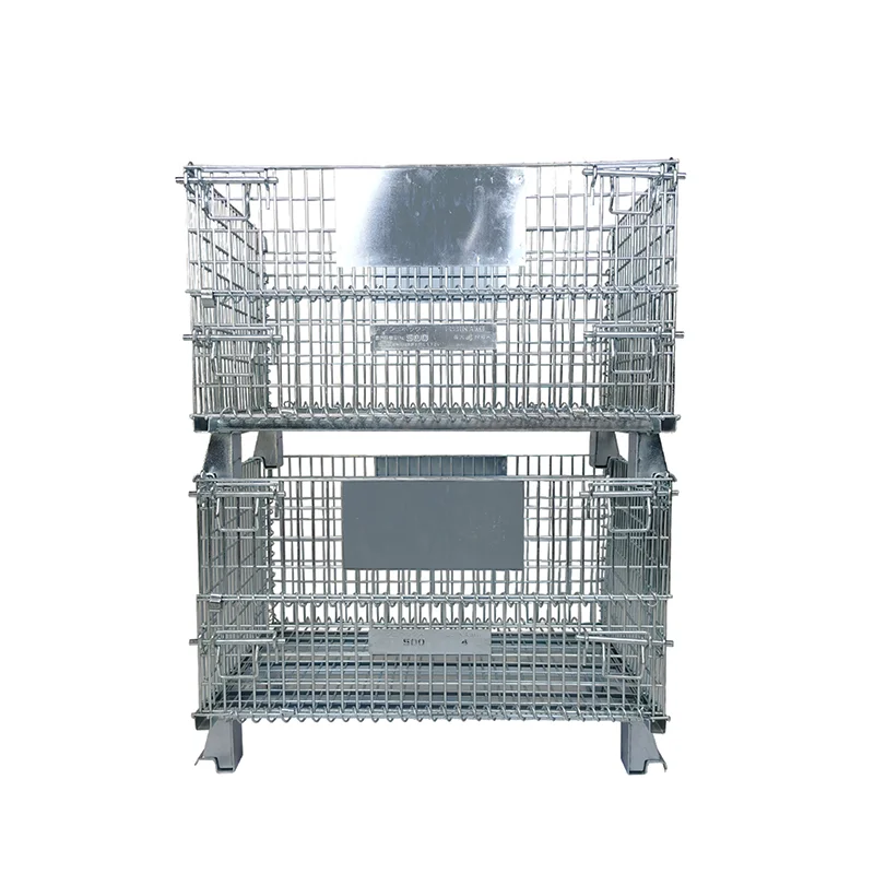 Складная металлическая поддонная клетка с передними воротами