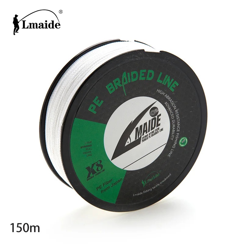 
150m 8 Strands PE Braided Fishing Line High Strength Abrasion Resistant Monofilament Fishing Line 4LB-200LB 