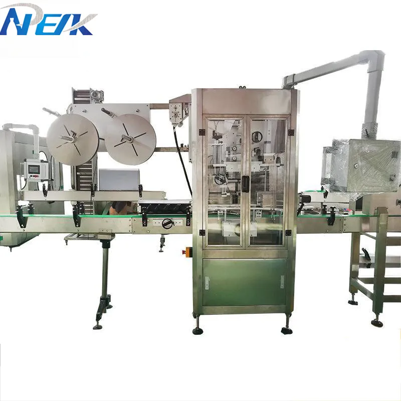Automatic Pet Bottle Label Applicator Shrink Sleeve Labeling Machine