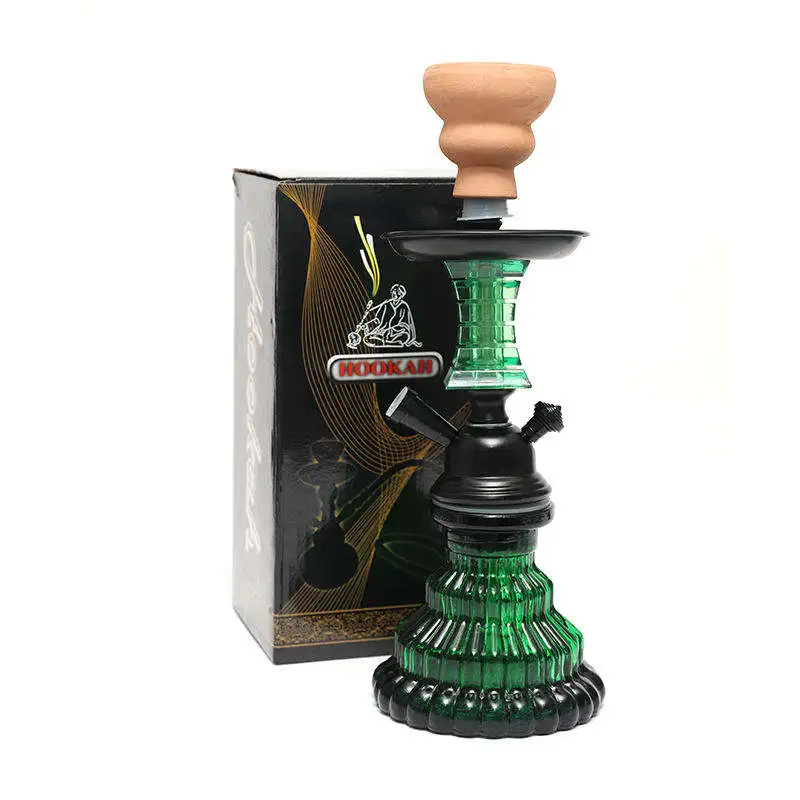 Vapruz Wholesale Low MOQ Portable Hookah Set Chicha Shisha Box Color Single Tube OEM ODM Cheap Accessories Small Mini Hookah