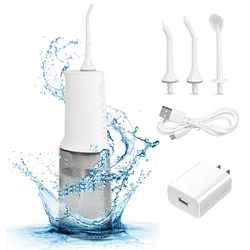IPX7 Waterproof 4 Modes 320ML Rechargeable USB Charged Portable Water Flosser Cordless Oral Cleaner Dental Irrigator
