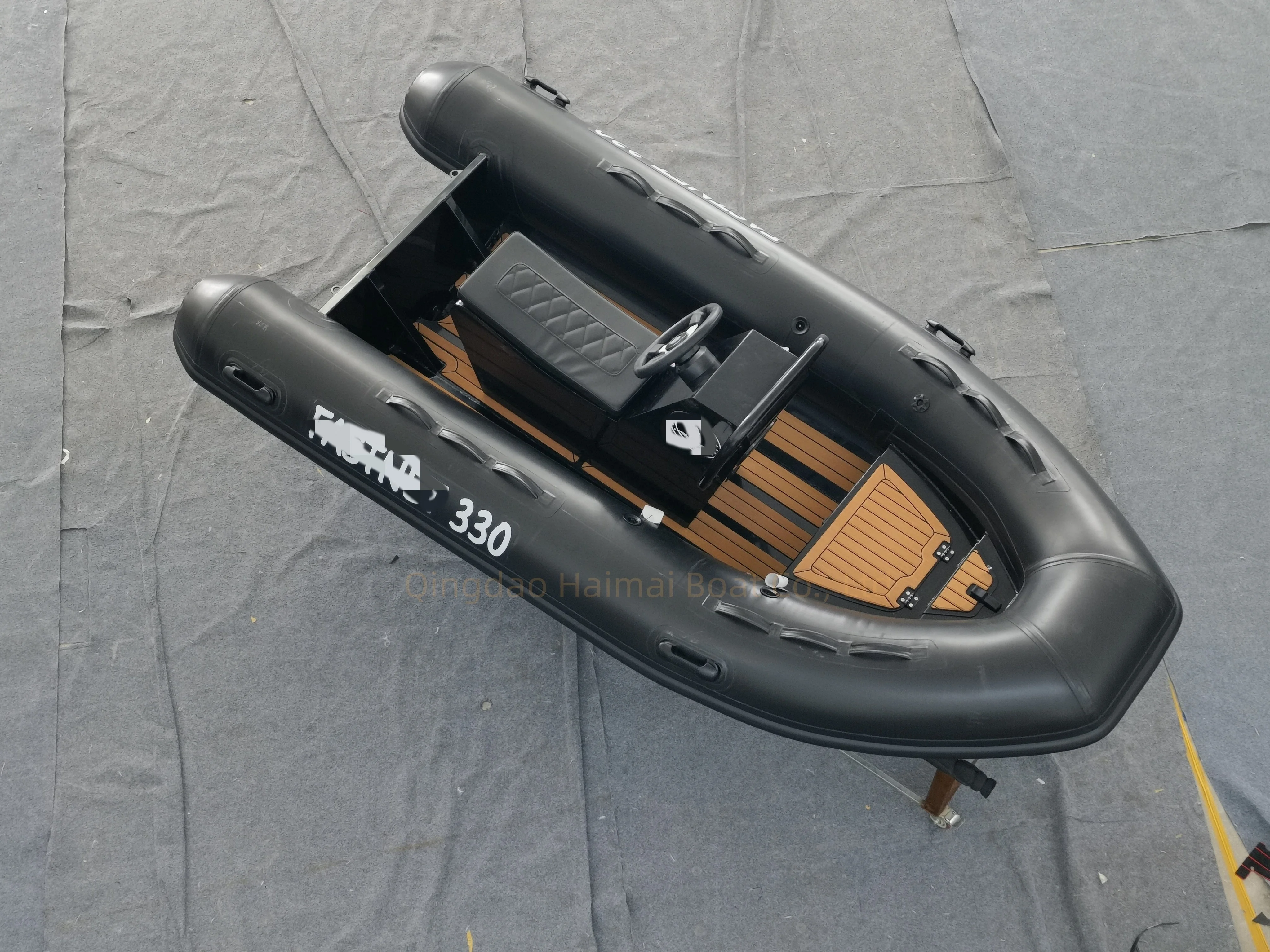 Best Selling CE 4 capacity high speed rib 330cm deep-v aluminum rigid hull inflatable rib boat for sale