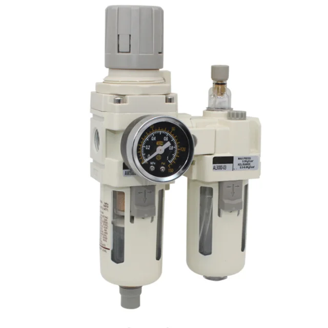 SMC Type pneumatic air source treatment filter regulator lubricator FRL unit