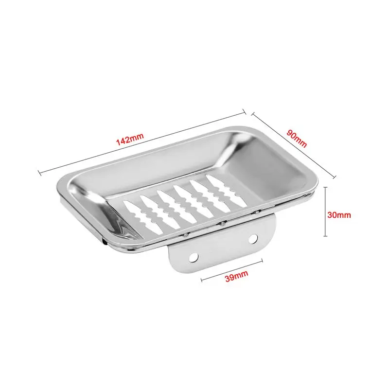 2022 Hot Sale Luxury Wall Mount Hanging Shower Bathroom Unique Soap Dish Holder Tray Soap shelf Soap Dish