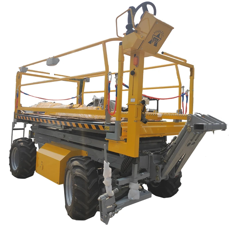 CE apple orchard fruit flower thinning tree training picking platform machine equipment