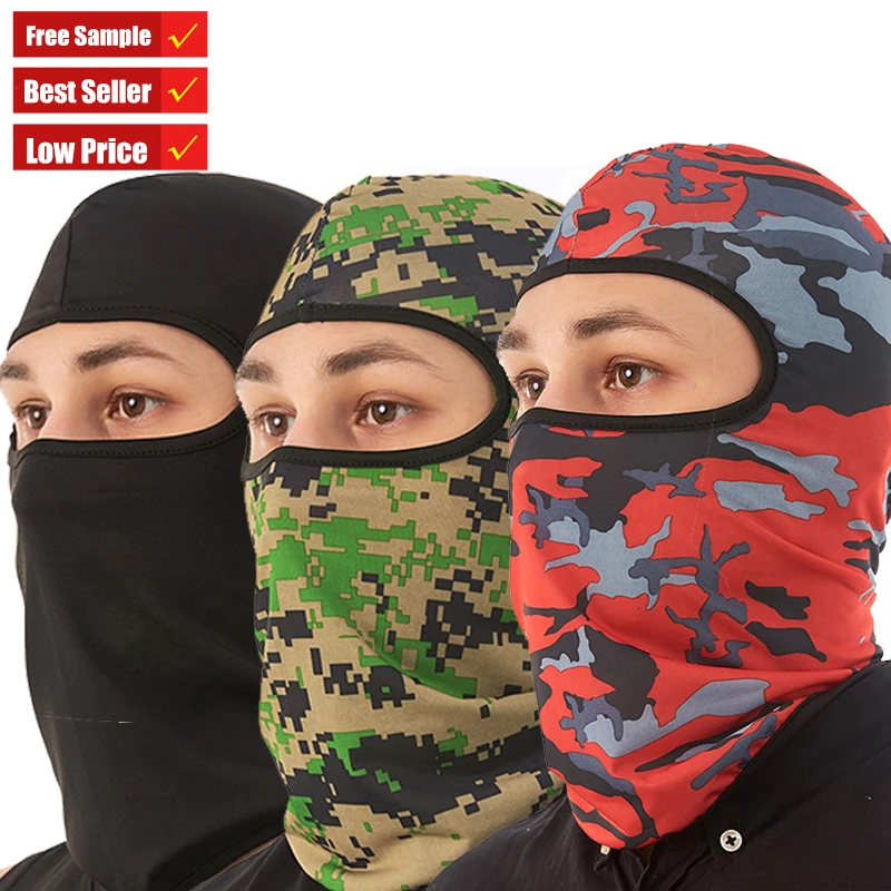 Low Cheap Custom printing Full Face Cover Face Mask One Hole Spandex Mask Windproof Sport Ski Mask Helmet Motorcycle Balaclava