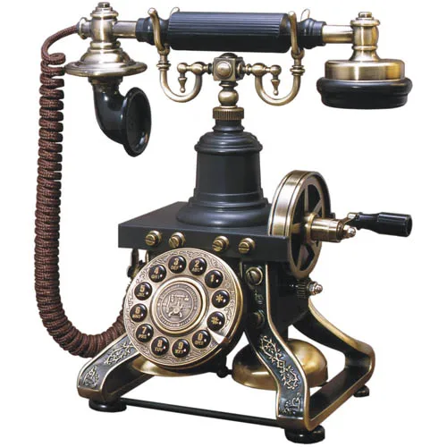 Retro Phone 1892 The EIFFEL Tower Antique Telephone Old Fashioned Corded Telephone