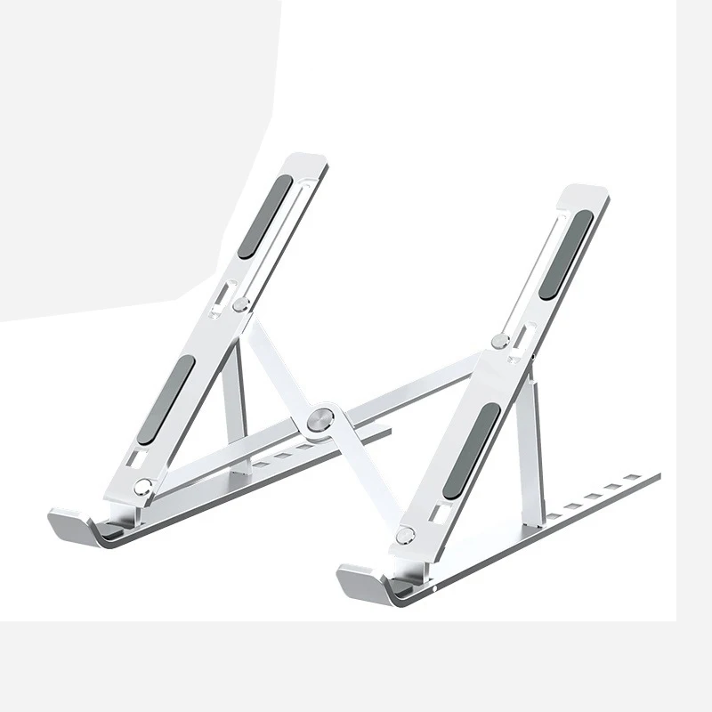 Factory Direct Sale Aluminum Cooling Computer Stand Height And Angle Adjustable Foldable Laptop Stand