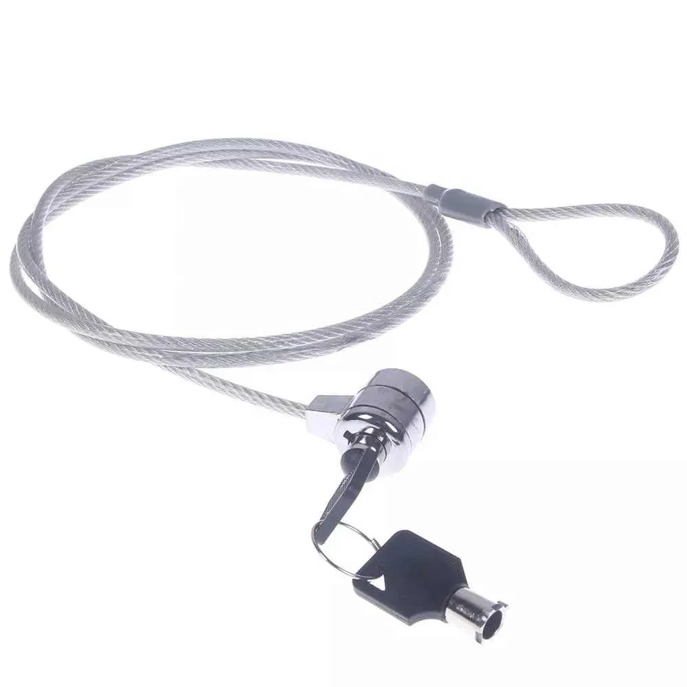 Computer Lock Security Security China Cable Chain With Key Laptop Lock Anti-theft Chain Locks Laptop Notebook