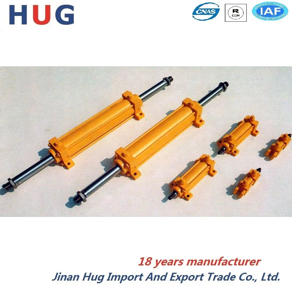 Manufacturer double acting hydraulic steering cylinder system for tractor