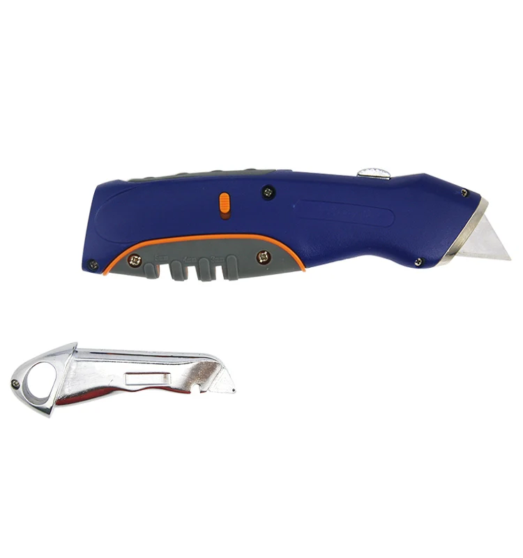 
Zinc alloy Heavy Duty Rubber Grip Multifunctional Utility Knife 